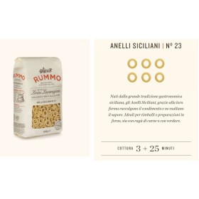 PASTA RUMMO ANELLI SICILIANI N.23 GR.500